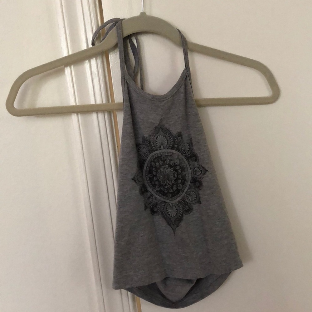 XS LA hearts crop top